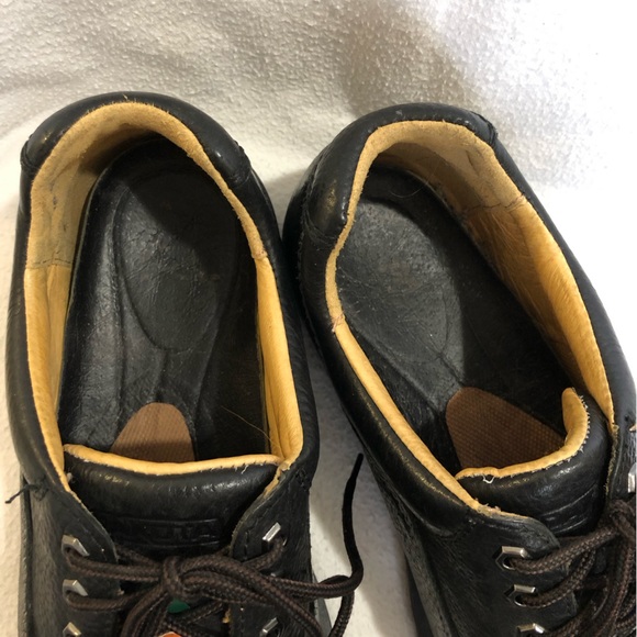 Dakota Oxford Lace Up Black Leather Safety Shoes / Boots Size 12W - Picture 6 of 15